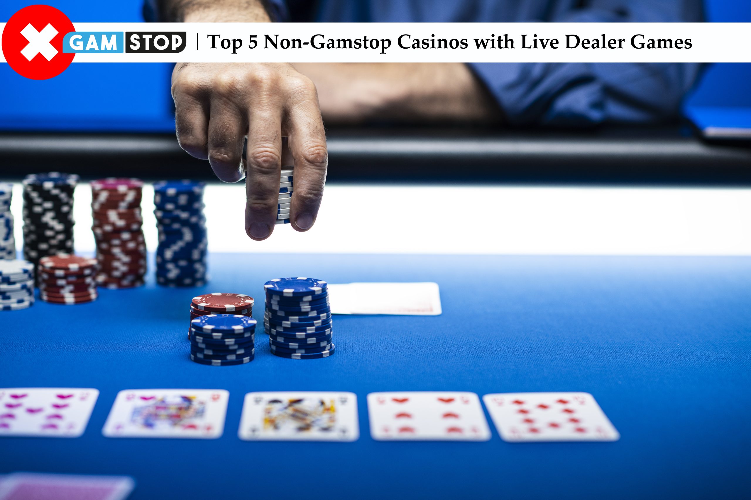 Top 5 Non-Gamstop Casinos with Live Dealer Games